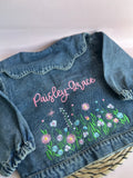 Wildflower Denim Jacket 🌷