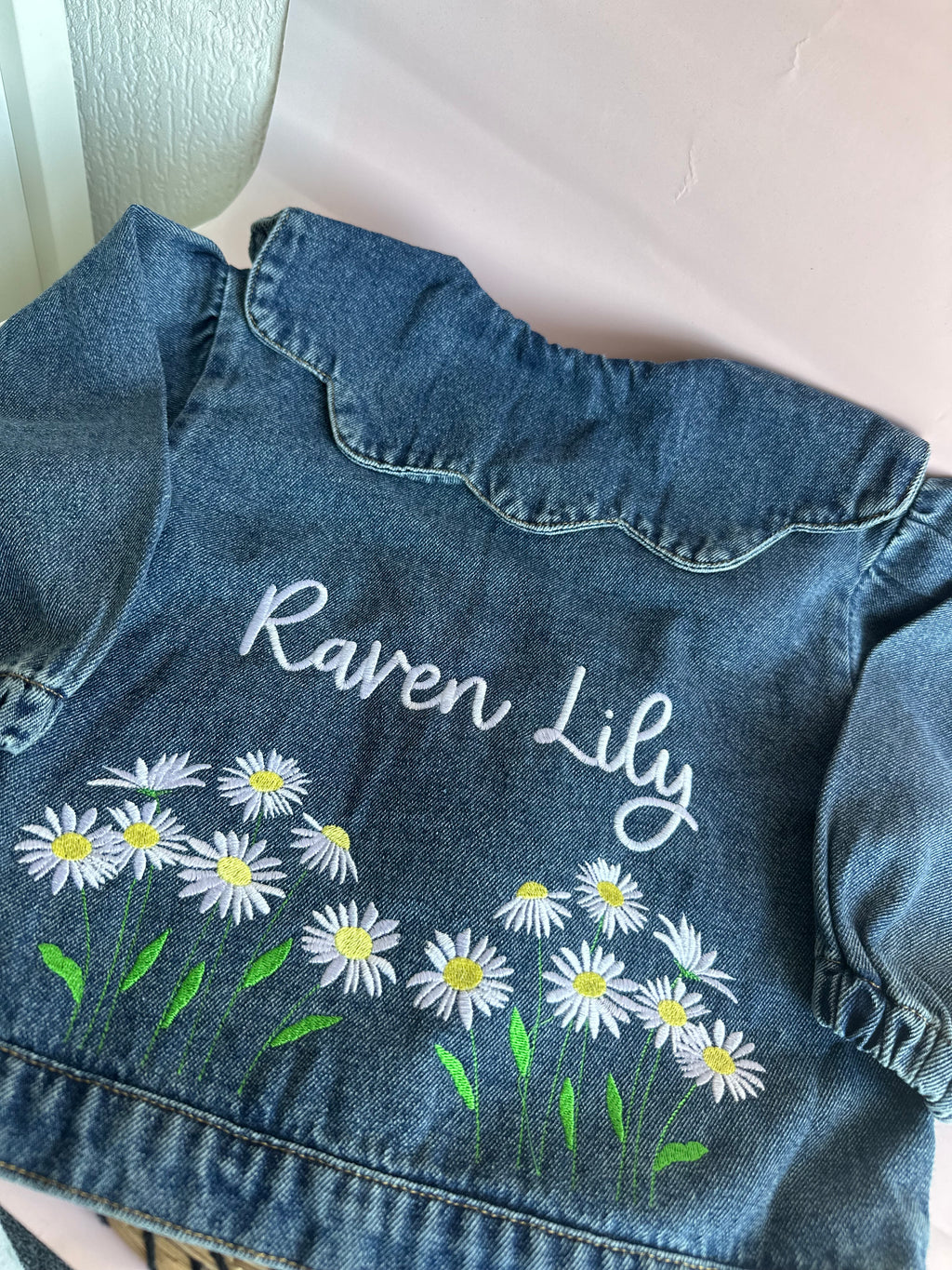 Wildflower Denim Jacket 🌷