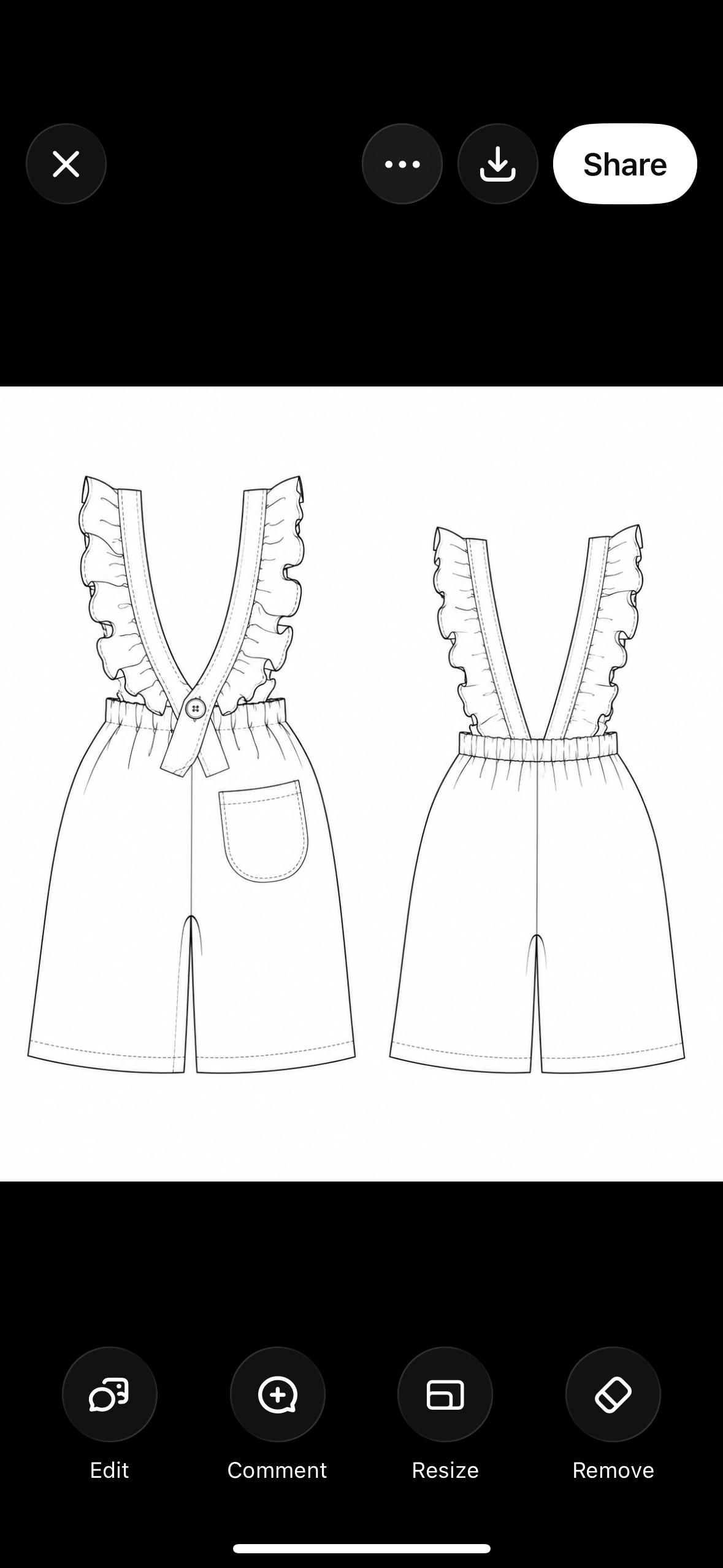 Belle Frill Trousers 🌹