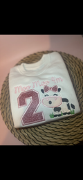 Moo Moo birthday sweatshirt